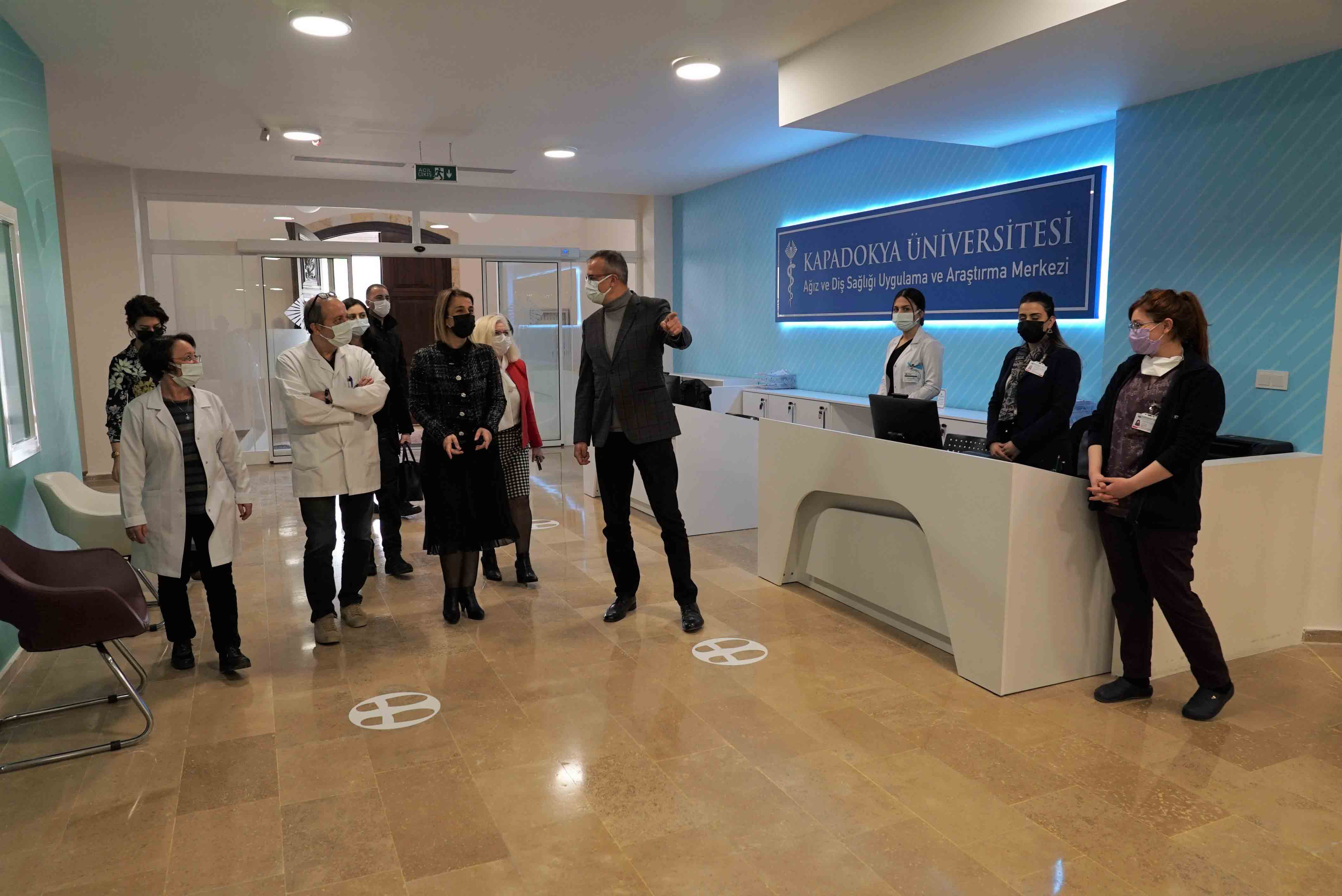 Nevşehir Valisi İnci Sezer Becel  Ağız ve Diş Sağlığı Merkezimizi Ziyaret Etti